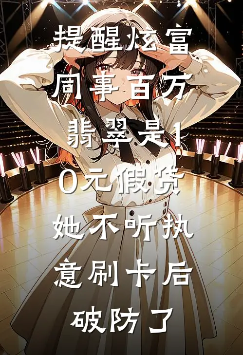 提醒炫富同事百万翡翠是10元假货，她不听执意刷卡后破防了