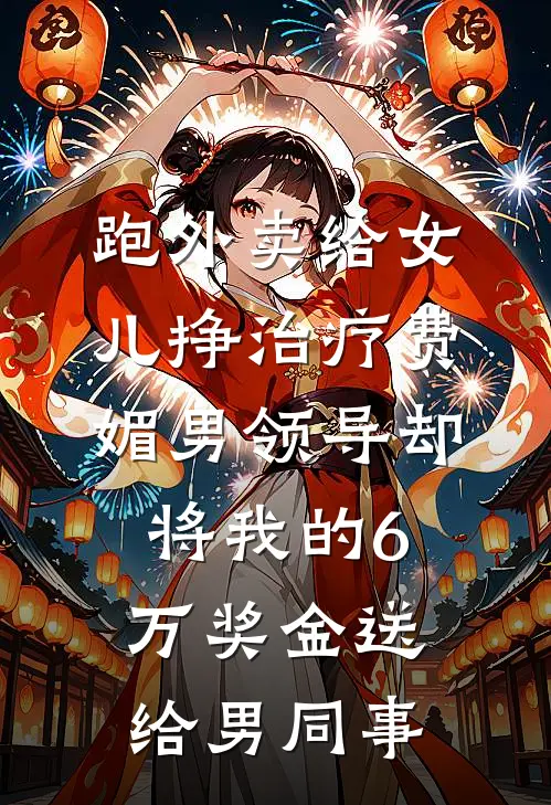 跑外卖给女儿挣治疗费，媚男领导却将我的6万奖金送给男同事