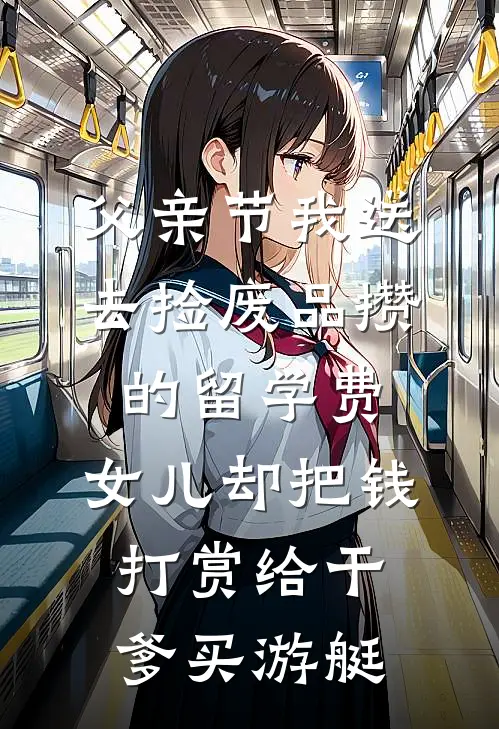 父亲节我送去捡废品攒的留学费，女儿却把钱打赏给干爹买游艇