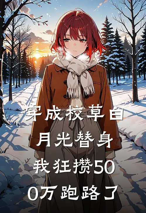 穿成校草白月光替身，我狂攒500万跑路了