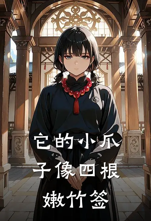 它的小爪子像四根嫩竹签