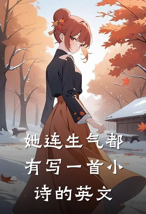 她连生气都有写一首小诗的英文