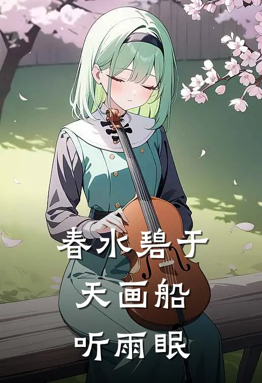 春水碧于天画船听雨眠