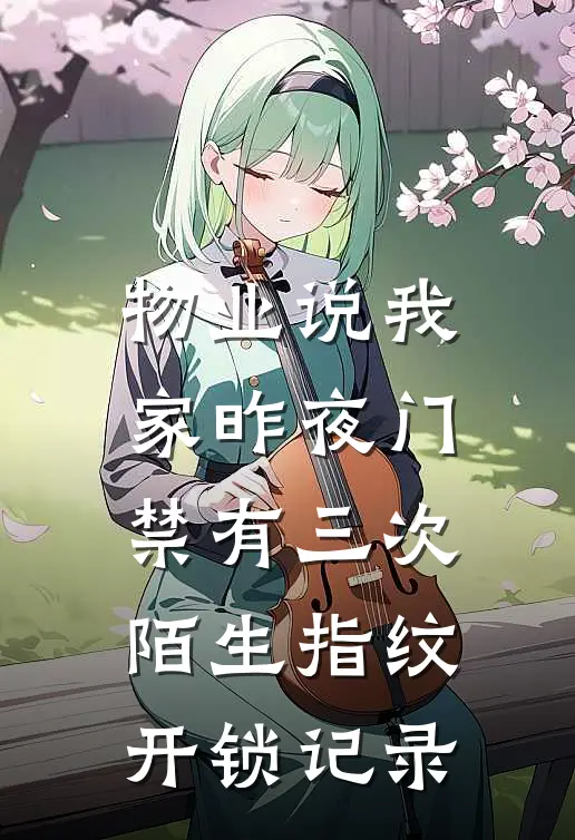 物业说我家昨夜门禁有三次陌生指纹开锁记录