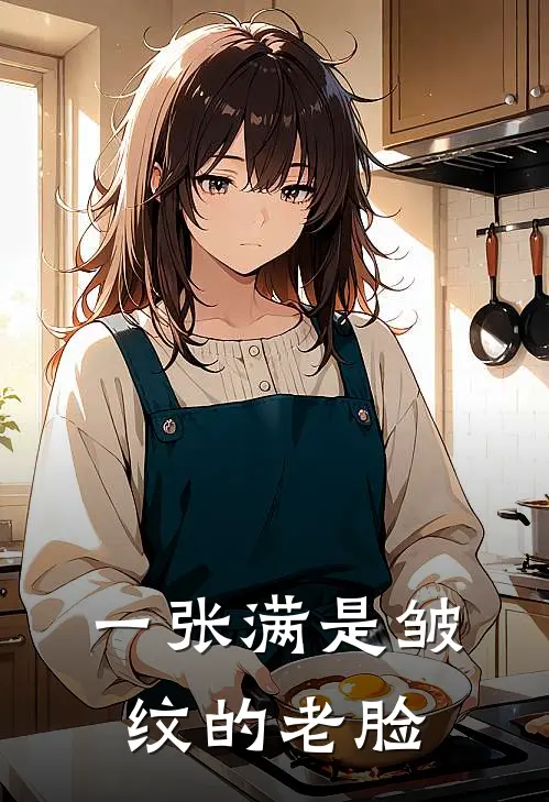 一张满是皱纹的老脸