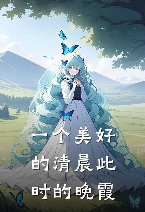 一个美好的清晨此时的晚霞