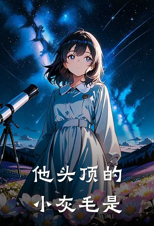 他头顶的小灰毛是