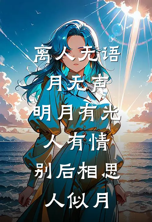 离人无语月无声,明月有光人有情,别后相思人似月