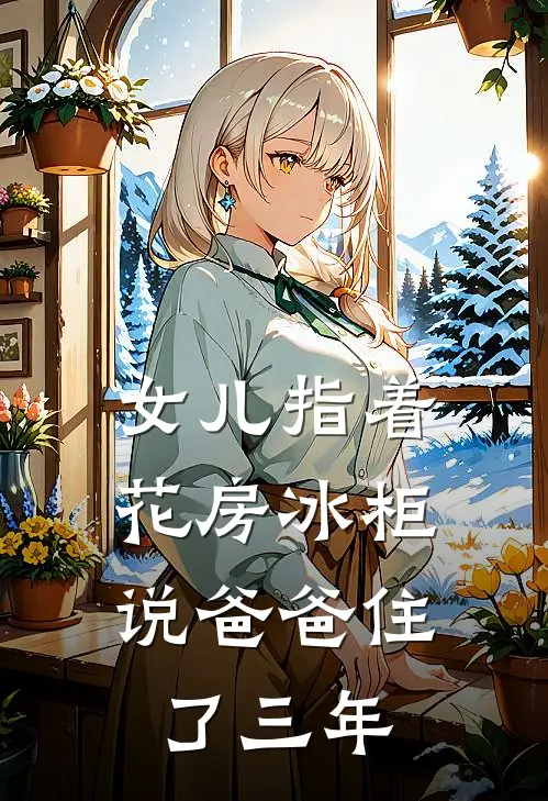 女儿指着花房冰柜，说爸爸住了三年